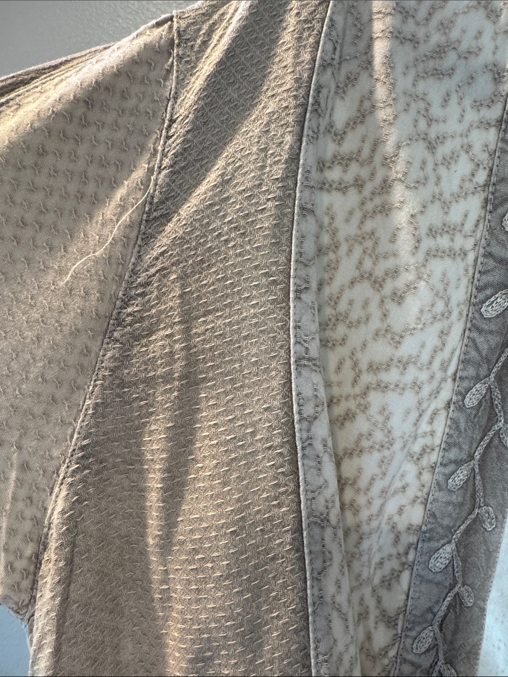 Young Threads NWT Ivory Boho Ruffle Open Cardigan by - Picture 5 of 7
